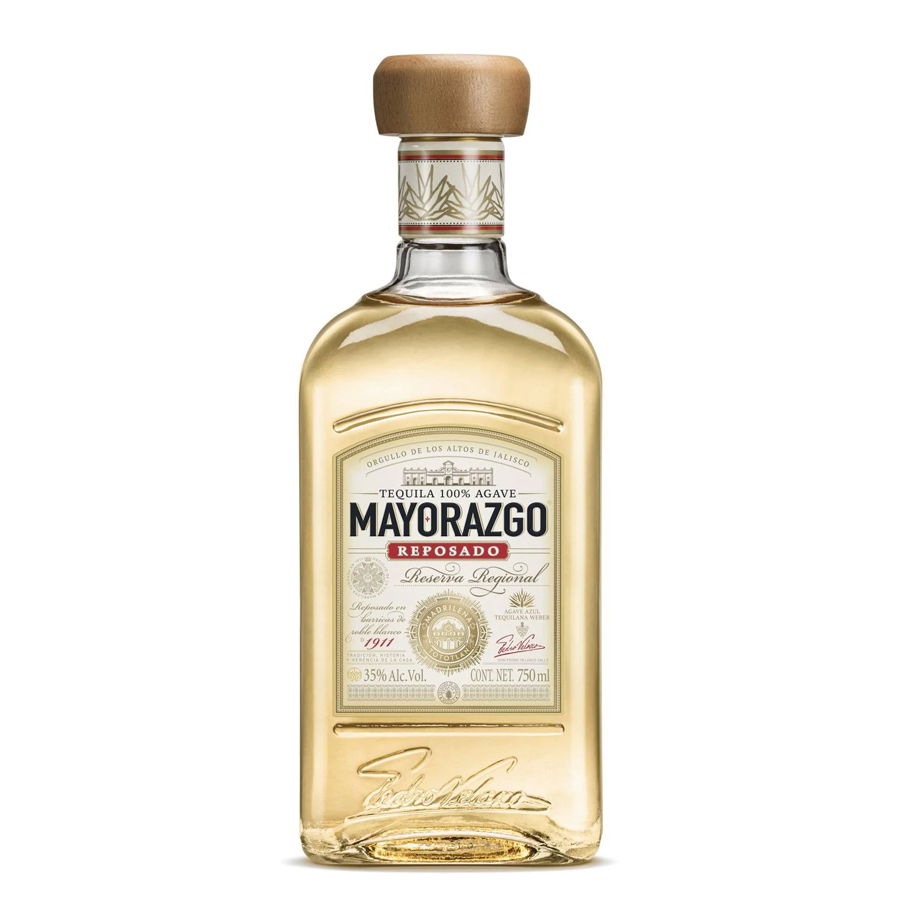 Tequila reposado / botella, 1 uni., 750 ml = (25.36 oz) / Mayorazgo