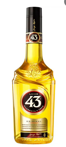 Licor vainilla y especies   / botella, 1 uni., 750 ml = (25.36 oz.  ) / Licor 43