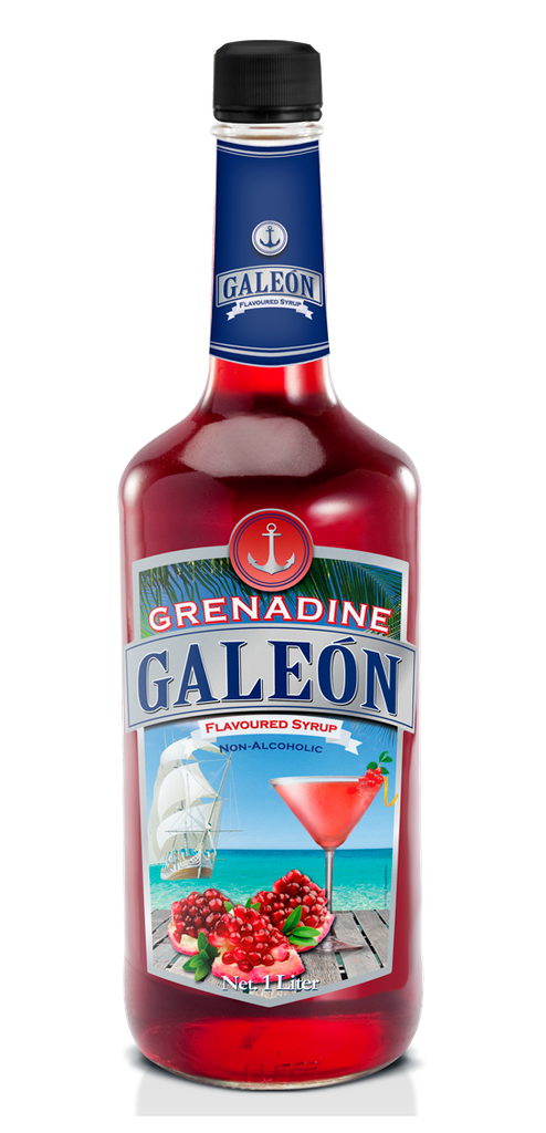 Jarabe granadina / botella, 1 uni., 1000 ml = (33.81 oz) / Galeon