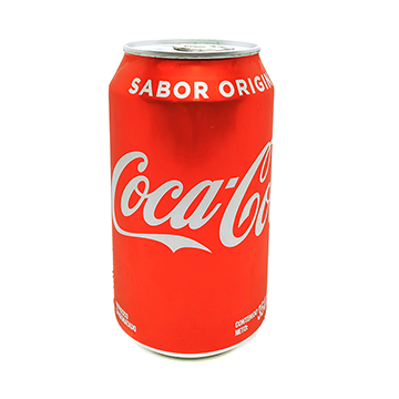 Gaseosa cola / lata, 1 uni., 354 ml = (11.97 oz) / Coca Cola