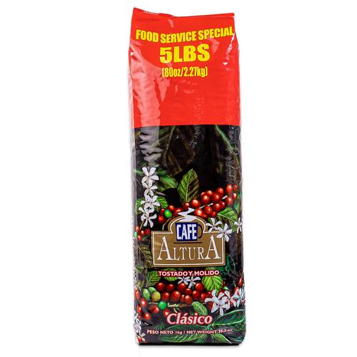 Café, molido / bolsa 5 lb. (2270 g.) > Altura