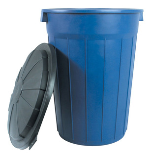 Basurero, con tapa negra / 45 L / Tayuyo