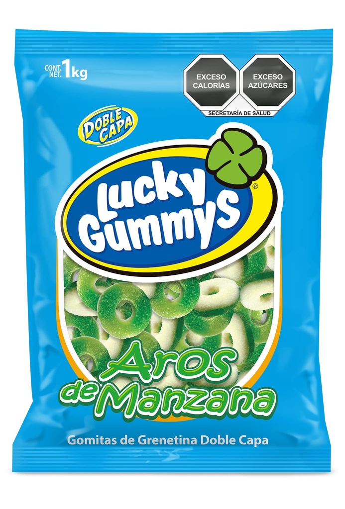 Gomita Manzana  / bolsa, 1 uni., 1Kg  / Lucky Gummys