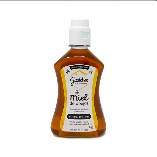 Miel de abejas / bote, 1 uni., 420 g = (14.81 oz) / Guatebee