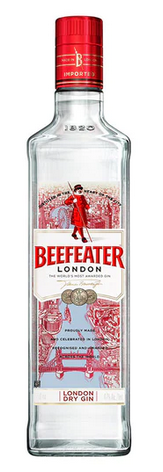 Gin Inglés   / botella, 1 uni., 750 ml = (25.36 oz.  ) / Beefeater,