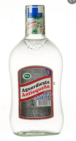 Licor Aguardiente  / botella, 1 uni., 750 ml = (25.36 oz.) / Antioqueño