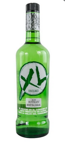 Ron blanco / botella, 1 uni., 750 ml = (25.36 oz) / XL