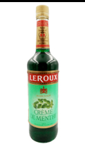 Licor crema de menta   / botella, 1 uni., 1000 ml = (33.81 oz.) / Flamingo,