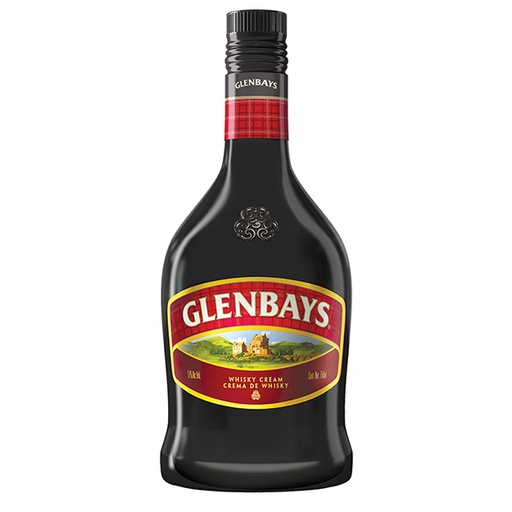 Whisky Crema   / botella, 1 uni., 750 ml = (25.36 oz.  ) / Glenbays