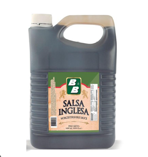Salsa Inglesa / bote, 1 uni., 3850 ml = (130.18 oz.  ) / B&B,