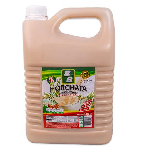 Esencia Horchata   / bote, 1 uni., 3850 ml = (130.18 oz.  ) / B&B,