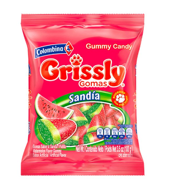 Gomita sandillita grisly / bolsa, 1 uni., 80 g / Colombina