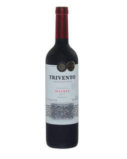 Vino tinto, malbec / botella, 1 uni., 750 ml = (25.36 oz) / Trivento