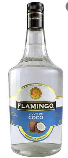 Licor coco   / botella, 1 uni., 1000 ml = (33.81 oz.  ) / Flamingo,