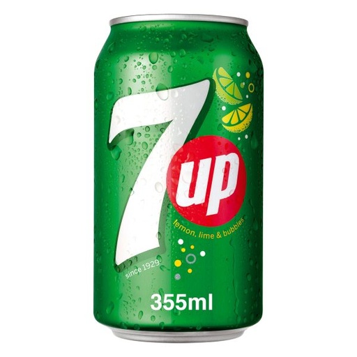 Gaseosa sabor limón / lata, 1 uni., 355 ml = (12.004 oz) / Pepsi, Seven Up