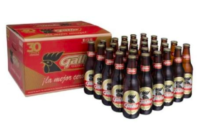 Cerveza, lager / botella, 355 ml. (12 oz.) / 1 caja (30 uni.) > Gallo