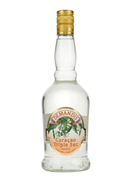 Licor Triple Sec Curaçao  / botella, 1 uni., 750 ml = (25.36 oz) / Demandis