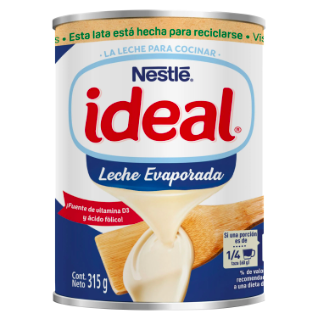 Leche evaporada / Lata, 1 uni., 315 g = (11.11 oz) / Nestle