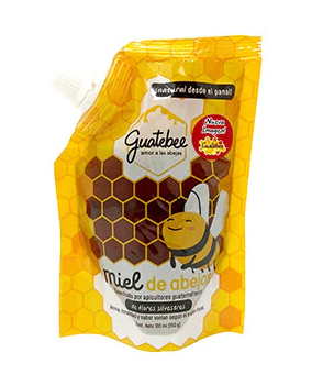 Miel de abeja liquida / bolsa, 1 uni., 150 g = (5.29 oz) / Guatebee