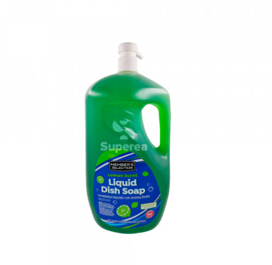 Jabón Lavaplatos liquido con aroma a limón / bote, 1 uni., 2.66 L = (90 oz) / Member's Selection,